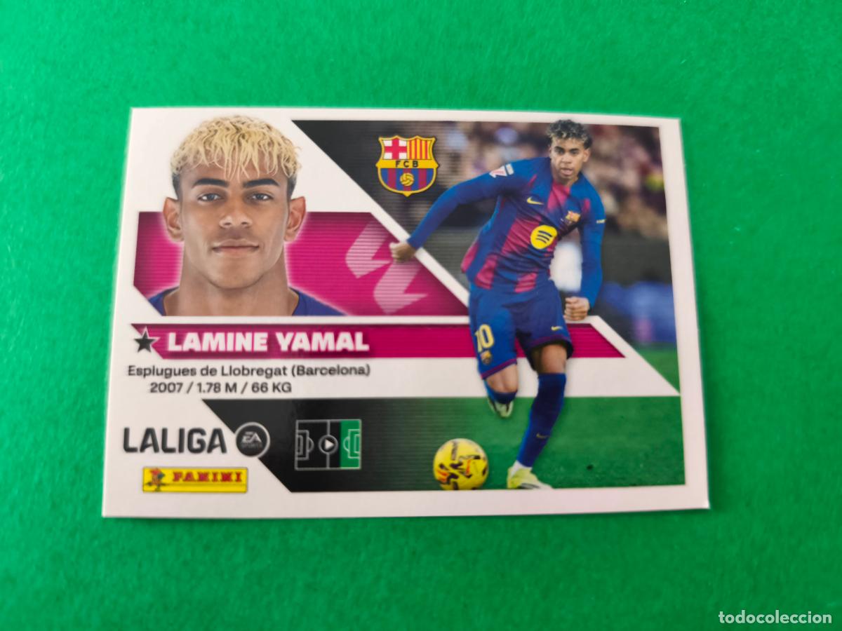 Cromos de f&uacute;tbol: CROMO FUTBOL LAMINE YAMAL F.C.BARCELONA SIN PEGAR N&ordm; 20 LIGA ESTE 2026-2027/26-27 PANINI