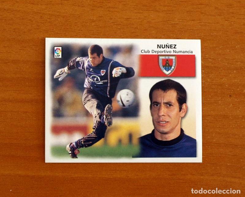 Cartes &agrave; collectionner de Football: Numancia - Nu&ntilde;ez - COLOCA - Ediciones Este Liga 1999-2000, 99-00 - Nunca Pegado