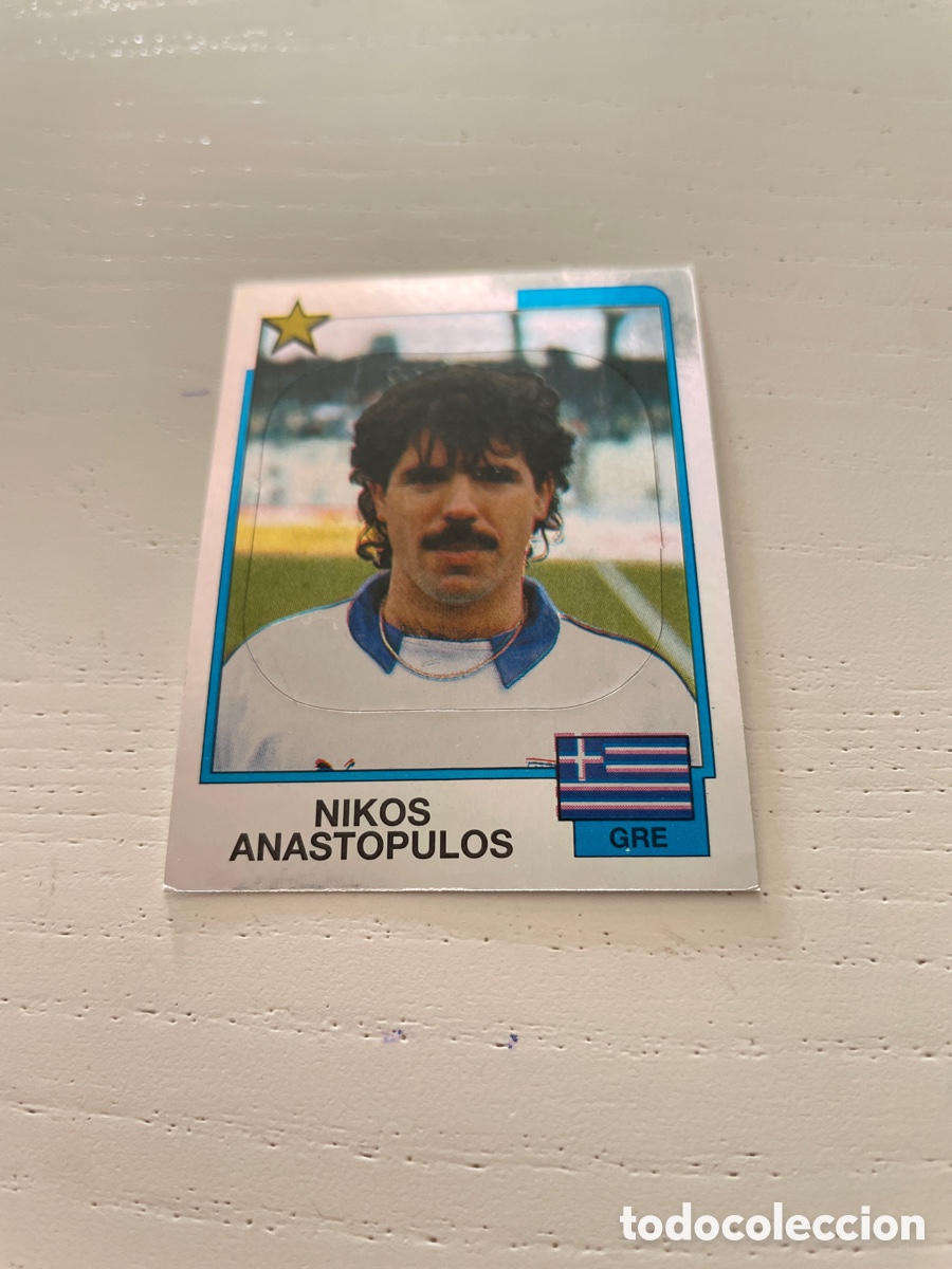 Football Stickers: FUTBOL 88 cromo 197 NIKOS ANASTOPULOS sin pegar Panini