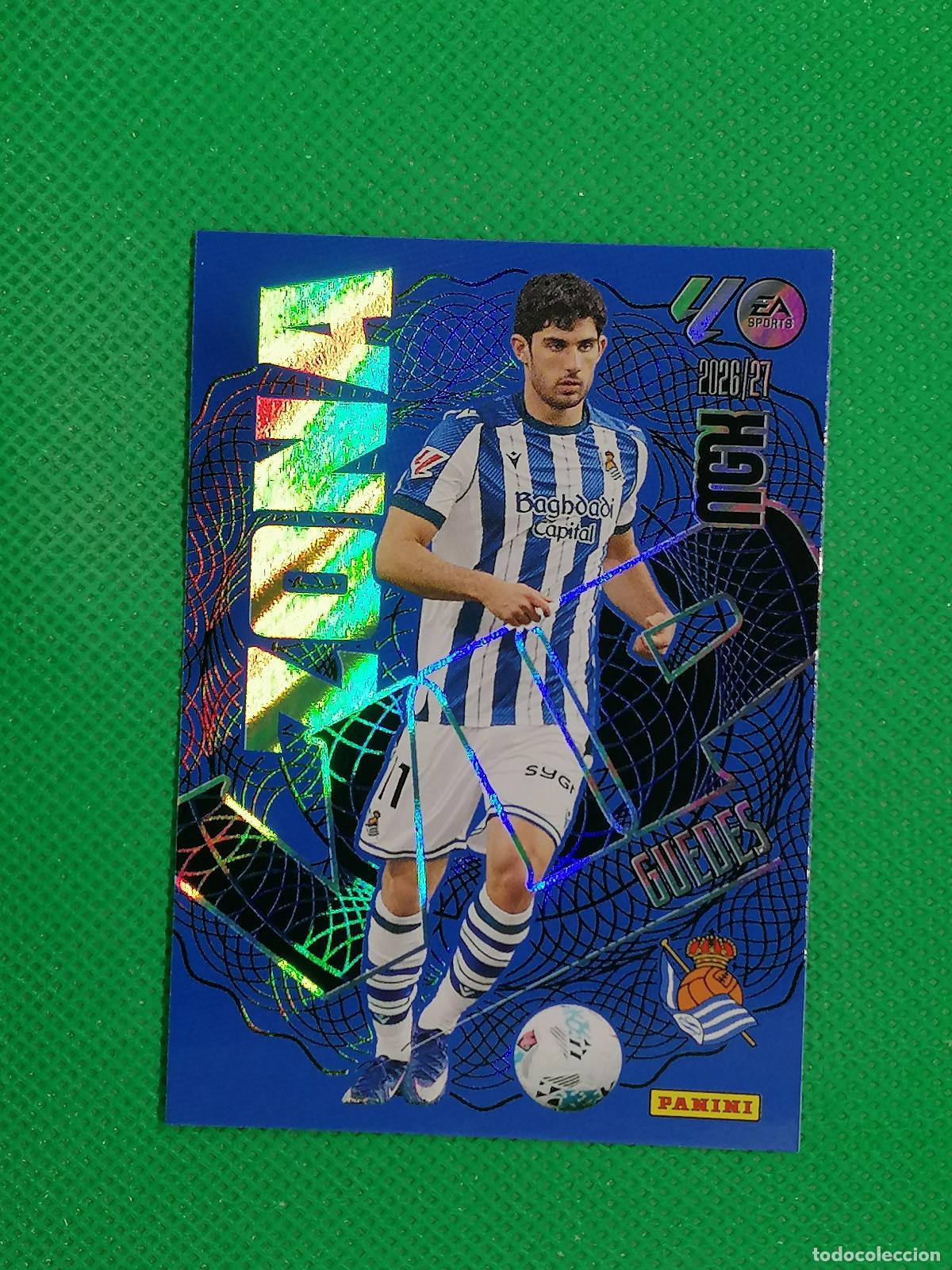 Football Stickers: 395 GUEDES REAL SOCIEDAD ZONA VIP ⚽ MEGACRACKS LIGA 2026 2027 26 27 ⚽