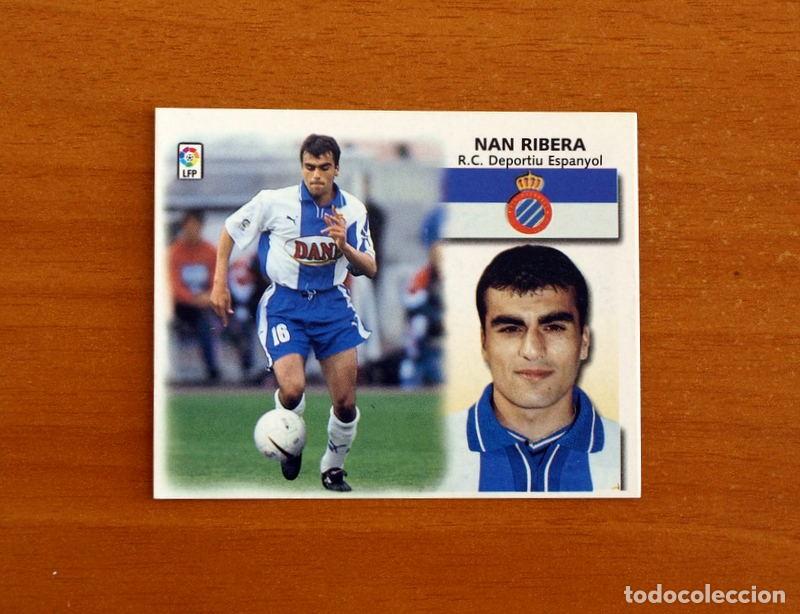 Fu&szlig;ball-Sticker: R.C.D. Espa&ntilde;ol, Espanyol - Nan Ribera - BAJA - Ediciones Este Liga 1999-2000, 99-00 - Nunca Pegado