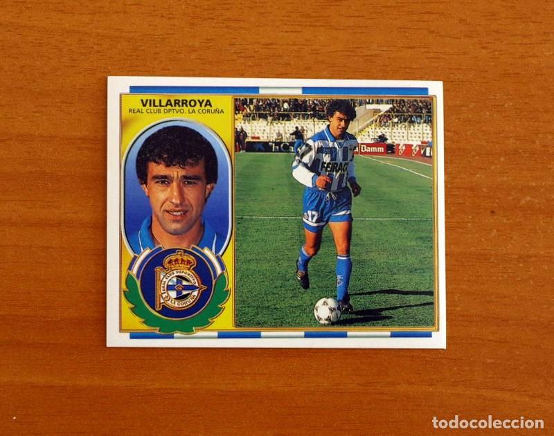 Football Stickers: Deportivo de La Coru&ntilde;a - Villarroya - BAJA - Ediciones Este Liga 1996-1997, 96-97 - Nunca pegado