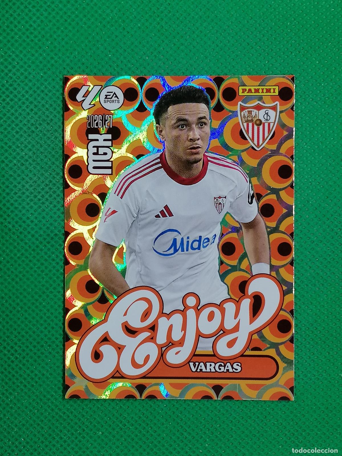 Fu&szlig;ball-Sticker: 387 VARGAS SEVILLA ENJOY ⚽ MEGACRACKS LIGA 2026 2027 26 27 ⚽