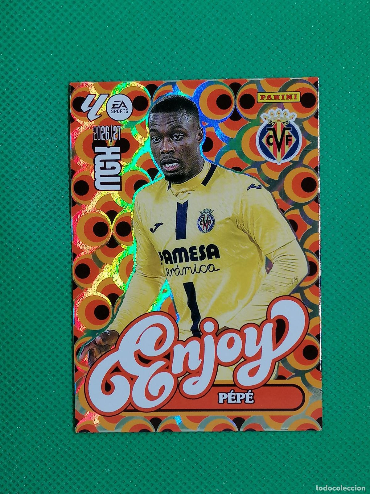 Fu&szlig;ball-Sticker: 386 PEPE VILLARREAL ENJOY ⚽ MEGACRACKS LIGA 2026 2027 26 27 ⚽