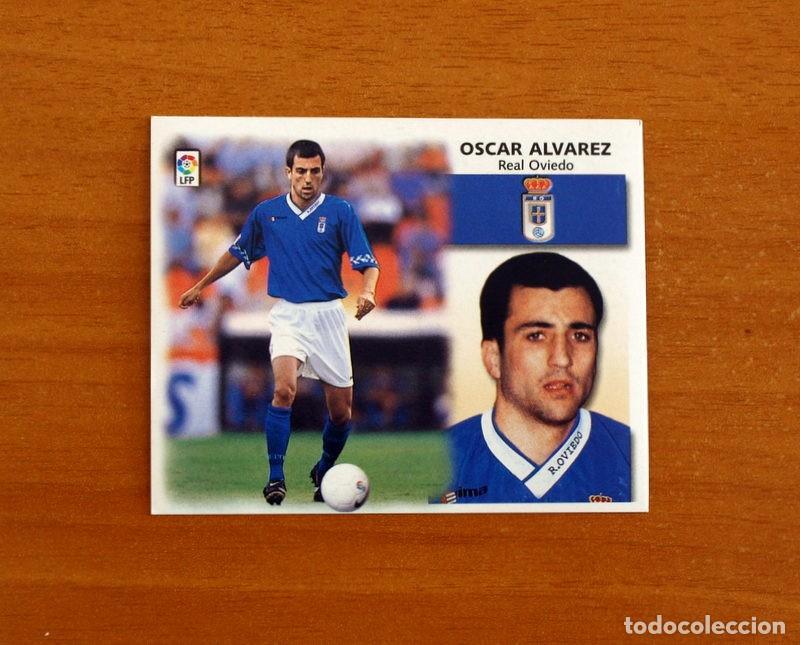 Fu&szlig;ball-Sticker: Real Oviedo - Oscar &Aacute;lvarez - COLOCA - Ediciones Este Liga 1999-2000, 99-00 - Nunca pegado