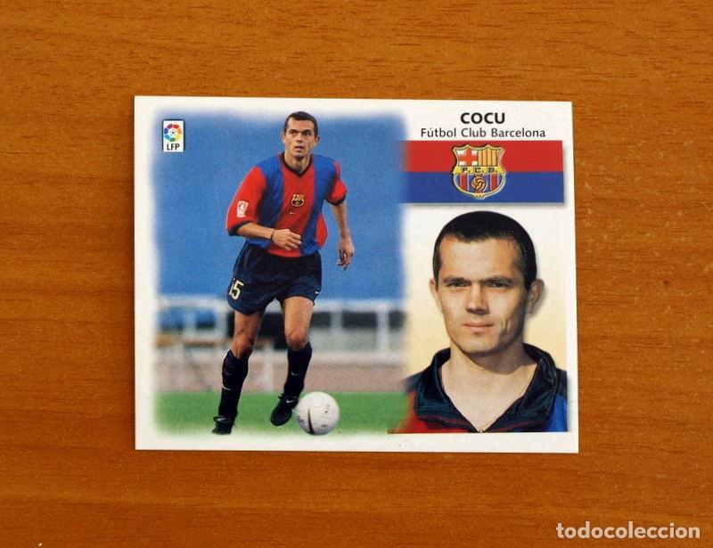 Fu&szlig;ball-Sticker: F&uacute;tbol Club Barcelona - Cocu - Ediciones Este Liga 1999-2000, 99-00 - Nunca Pegado