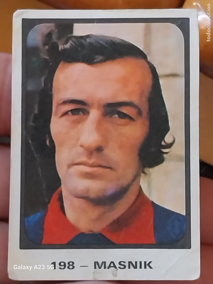 Fu&szlig;ball-Sticker: ROMERO MASNIK RUIZ ROMERO URUGUAY CROMO 198 CAMPEONATOS MUNDIALES MUNICH 74 NUNCA PEGADO