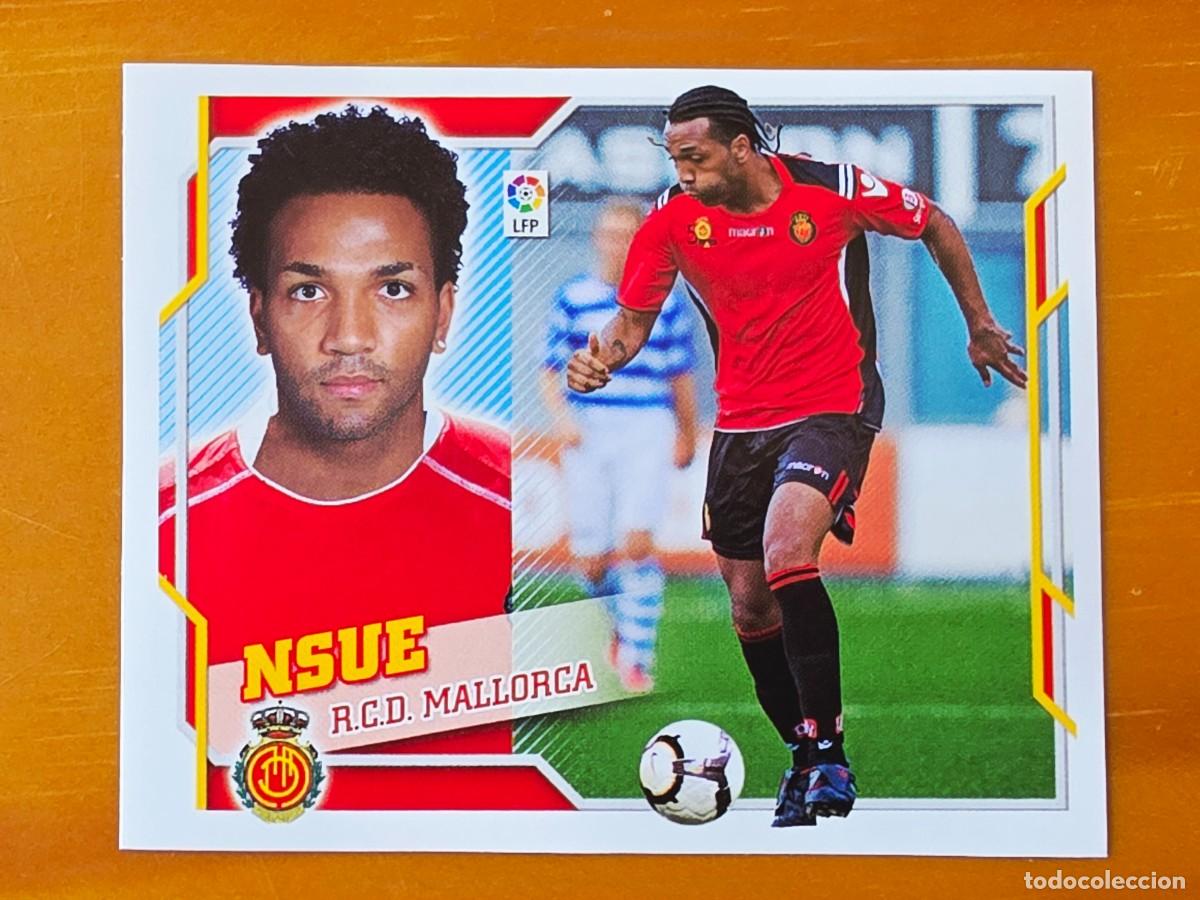 Cromos de f&uacute;tbol: 12 B Nsue, RCD Mallorca, Coloca, Panini Ediciones Liga Este 2010 2011 10 11