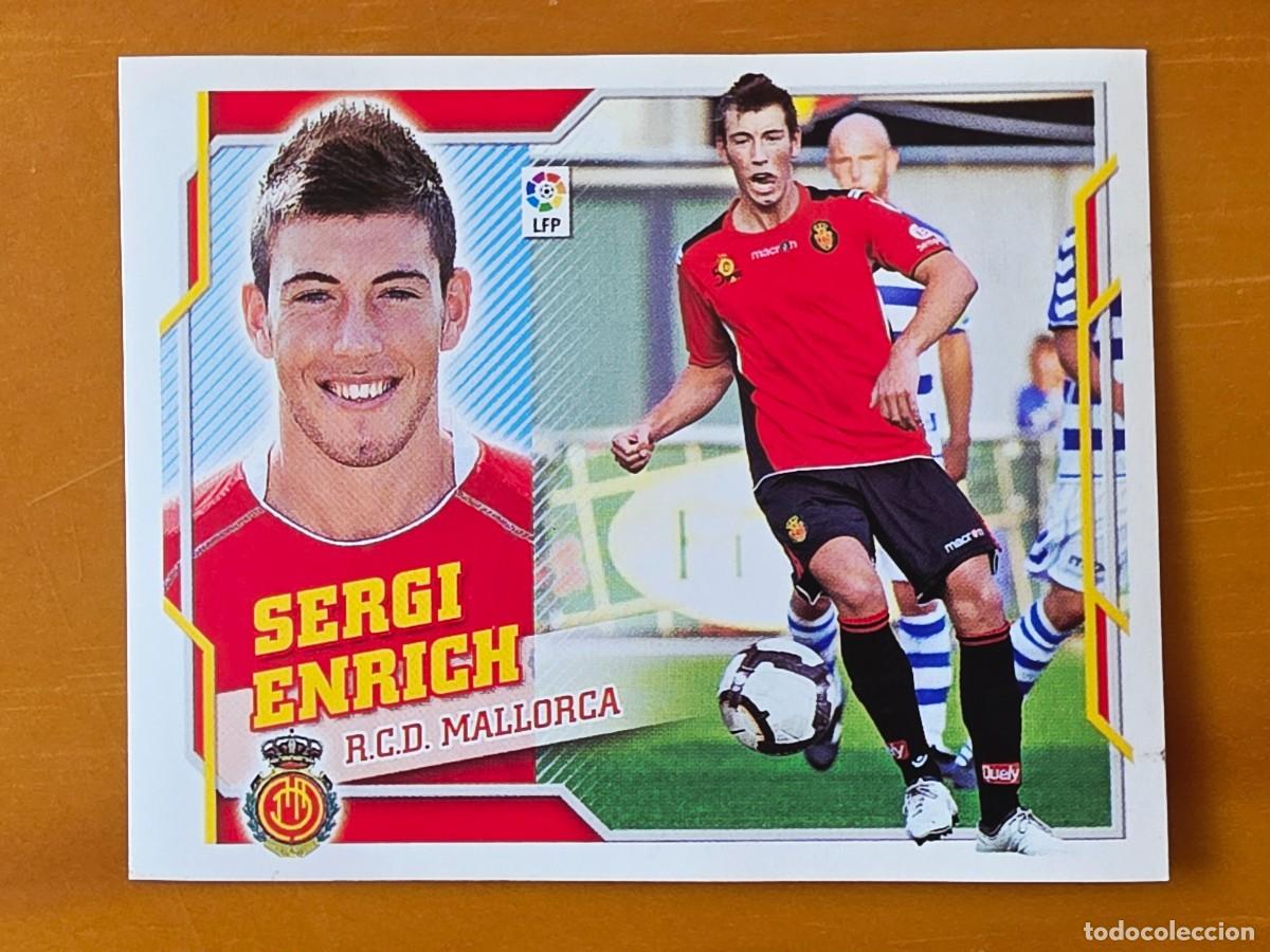 Football Stickers: 16 B Sergi Enrich, RCD Mallorca, Coloca, Panini Ediciones Liga Este 2010 2011 10 11