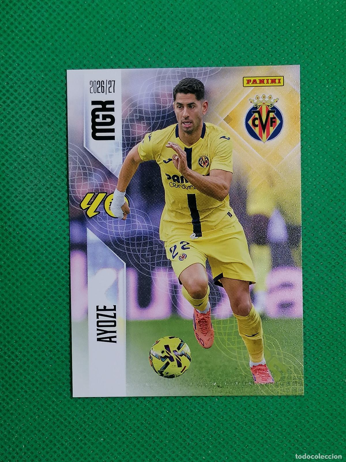 Cromos de f&uacute;tbol: 377 AYOZE MORENO VILLARREAL ⚽ MEGACRACKS LIGA 2026 2027 26 27 ⚽