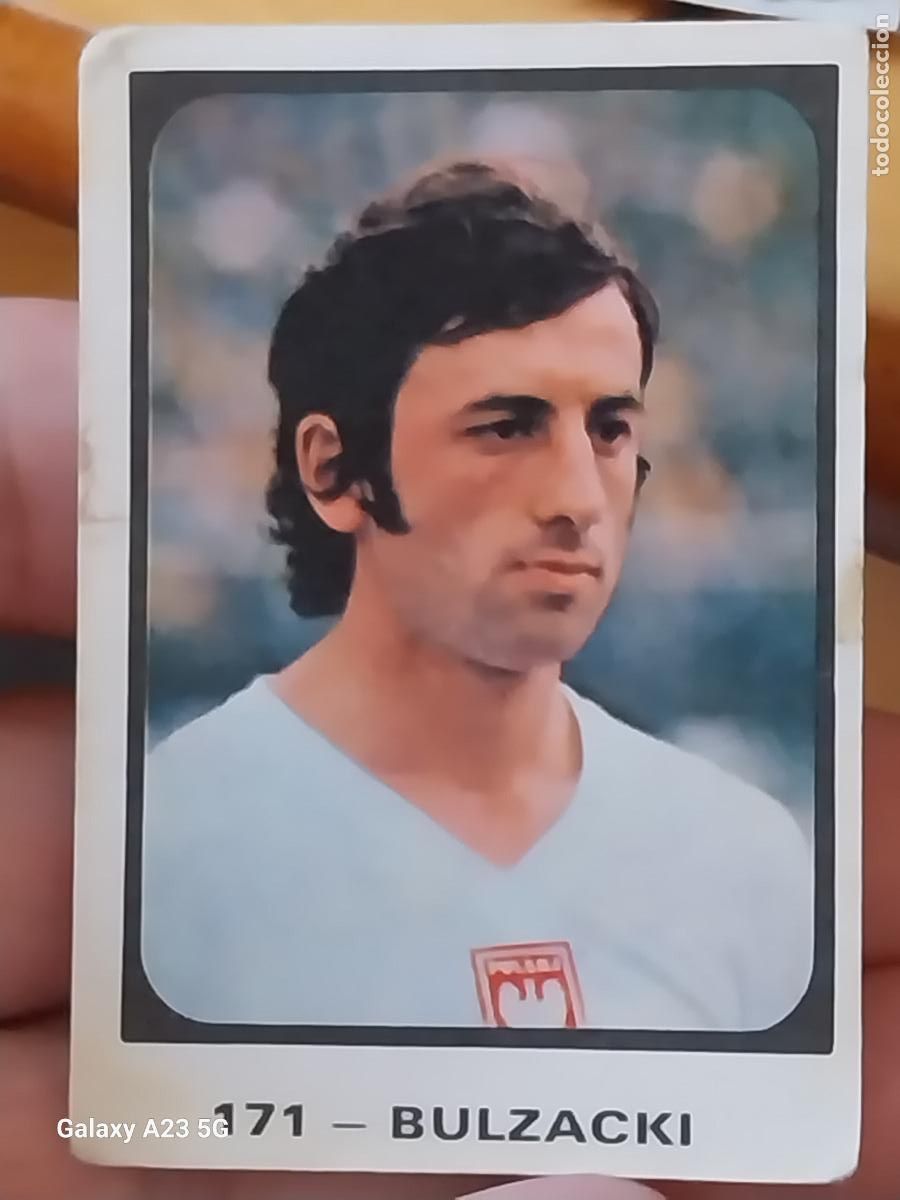 Football Stickers: BULZACKI RUIZ ROMERO POLONIA CROMO 171 ** CAMPEONATOS MUNDIALES MUNICH 74 NUNCA PEGADO
