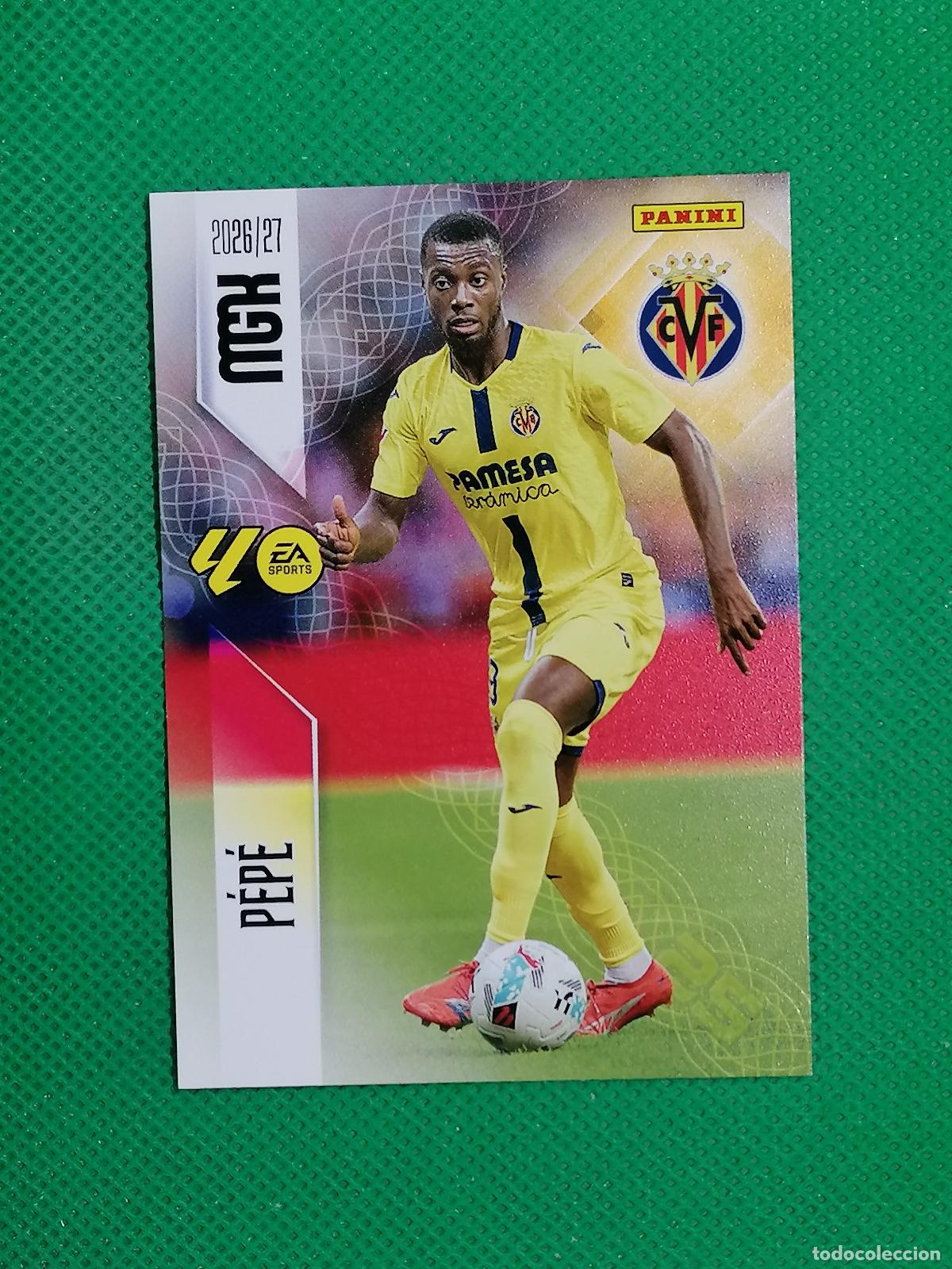 Football Stickers: 375 PEPE VILLARREAL ⚽ MEGACRACKS LIGA 2026 2027 26 27 ⚽