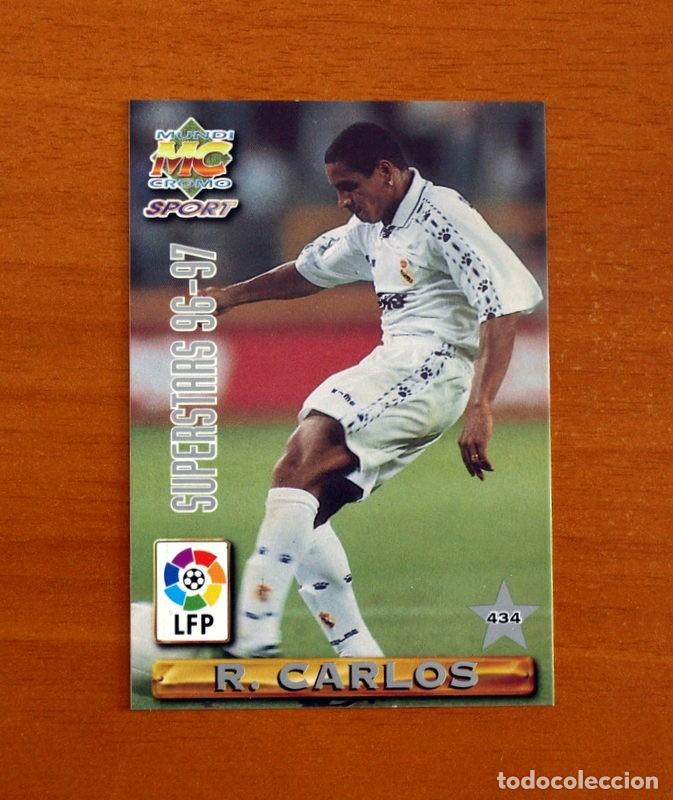 Cromos de Futebol: Real Madrid - N&ordm; 434 Roberto Carlos-Seedorf Superstars -Mundicromo Las Fichas Liga 1996-1997-96-97