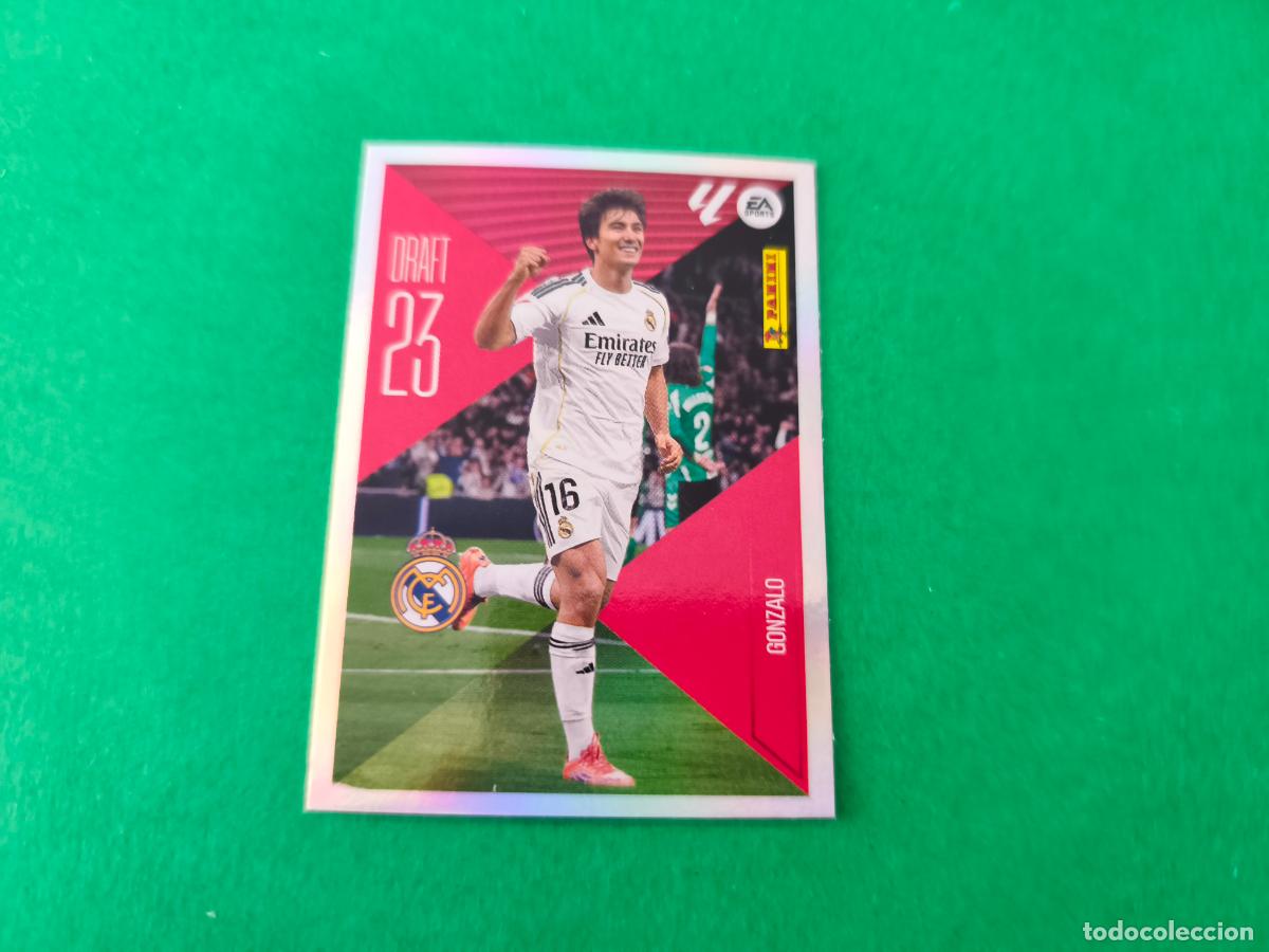 Cromos de Futebol: CROMO FUTBOL GONZALO REAL MADRID C.F. SIN PEGAR N&ordm; 9 DRAFT 23 LIGA ESTE 2026-2027/26-27