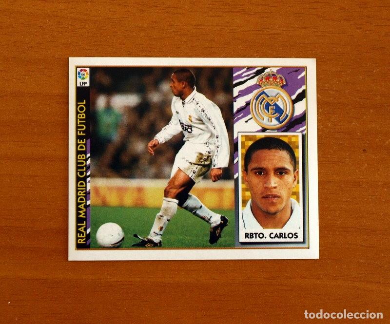 Cromos de f&uacute;tbol: Real Madrid - Roberto Carlos - Ediciones Este Liga 1997-1998, 97-98 - Nunca Pegado