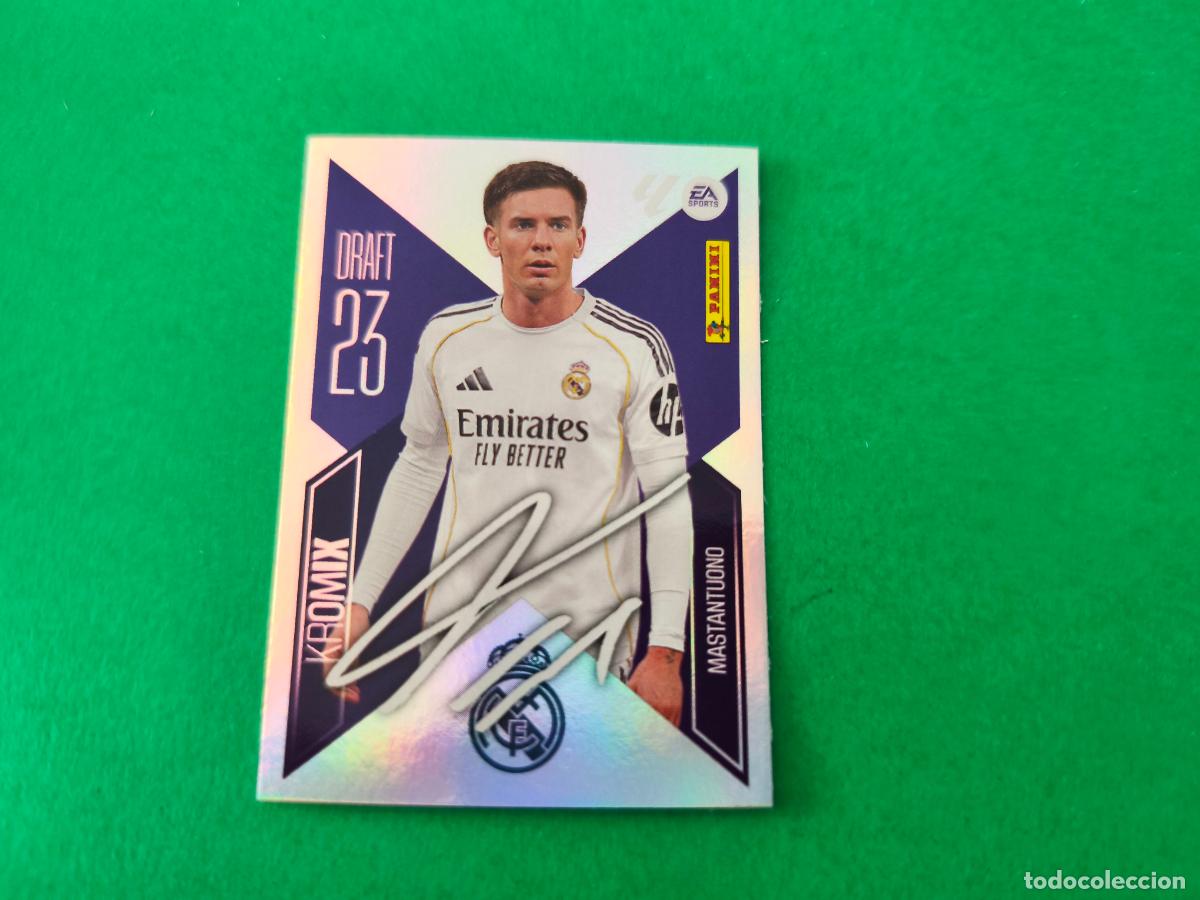 Cromos de f&uacute;tbol: CROMO FUTBOL MASTANTUONO REAL MADRID C.F. SIN PEGAR N&ordm; K16 KROMIX LIGA ESTE 2026-2027/26-27