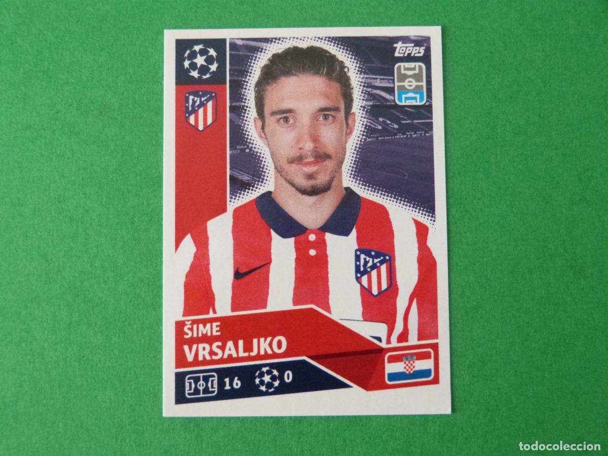 Cromos de f&uacute;tbol: CROMO FUTBOL VRSALJKO ATLETICO DE MADRID SIN PEGAR N&ordm; 9 CHAMPIONS LEAGUE 2020-2021/20-21 TOPPS