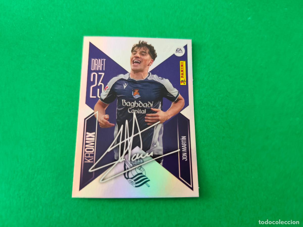 Cromos de f&uacute;tbol: CROMO FUTBOL JON MARTIN REAL SOCIEDAD SIN PEGAR N&ordm; K13 KROMIX LIGA ESTE 2026-2027/26-27