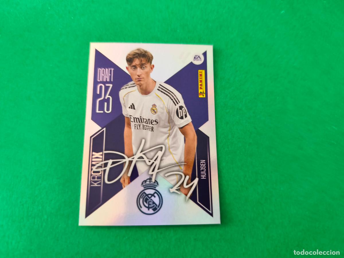 Cromos de f&uacute;tbol: CROMO FUTBOL HUIJSEN REAL MADRID C.F. SIN PEGAR N&ordm; K10 KROMIX LIGA ESTE 2026-2027/26-27