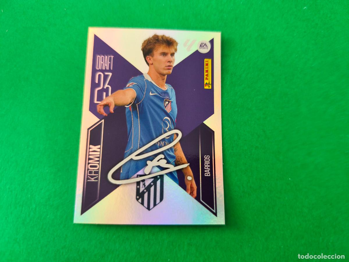 Cromos de f&uacute;tbol: CROMO FUTBOL BARRIOS ATLETICO DE MADRID SIN PEGAR N&ordm; K3 KROMIX LIGA ESTE 2026-2027/26-27
