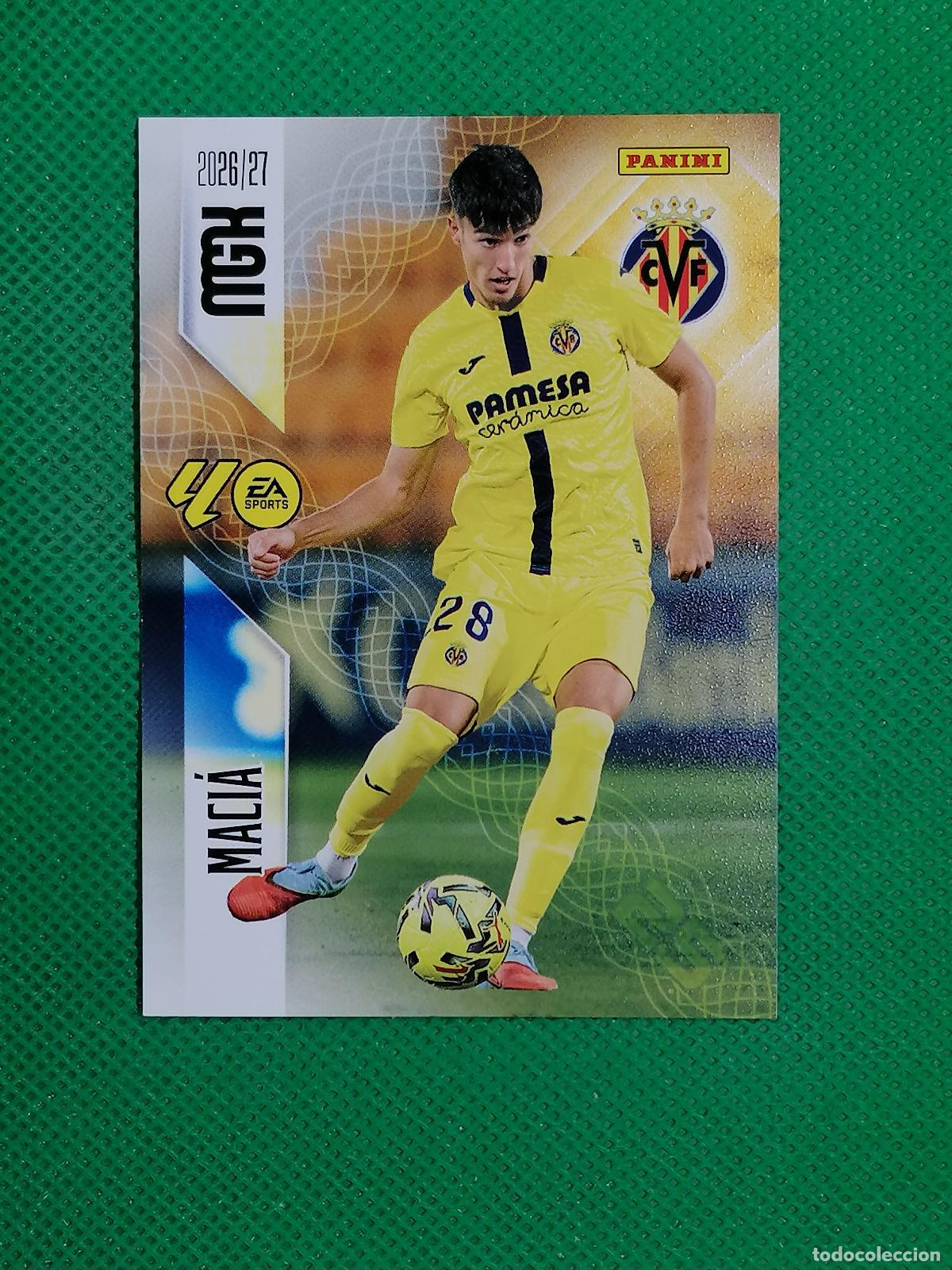 Cromos de f&uacute;tbol: 371 MACIA VILLARREAL ⚽ MEGACRACKS LIGA 2026 2027 26 27 ⚽