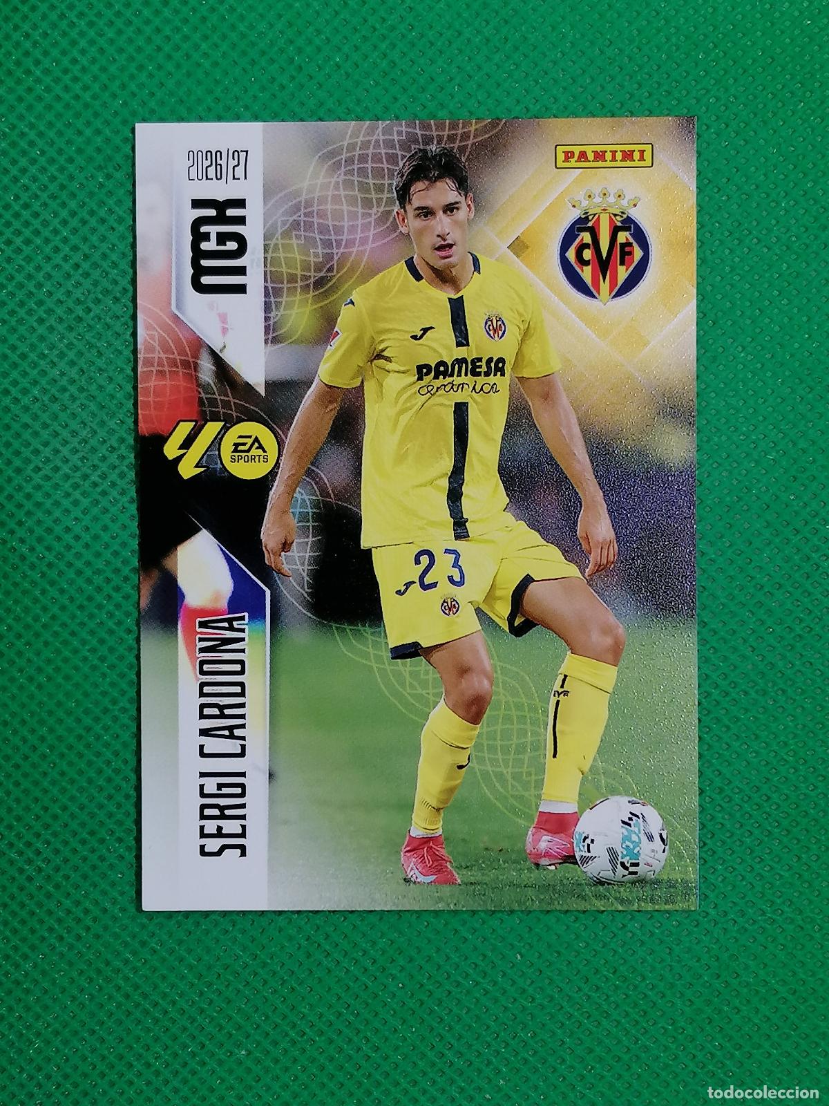 Cromos de f&uacute;tbol: 369 SERGI CARDONA VILLARREAL ⚽ MEGACRACKS LIGA 2026 2027 26 27 ⚽