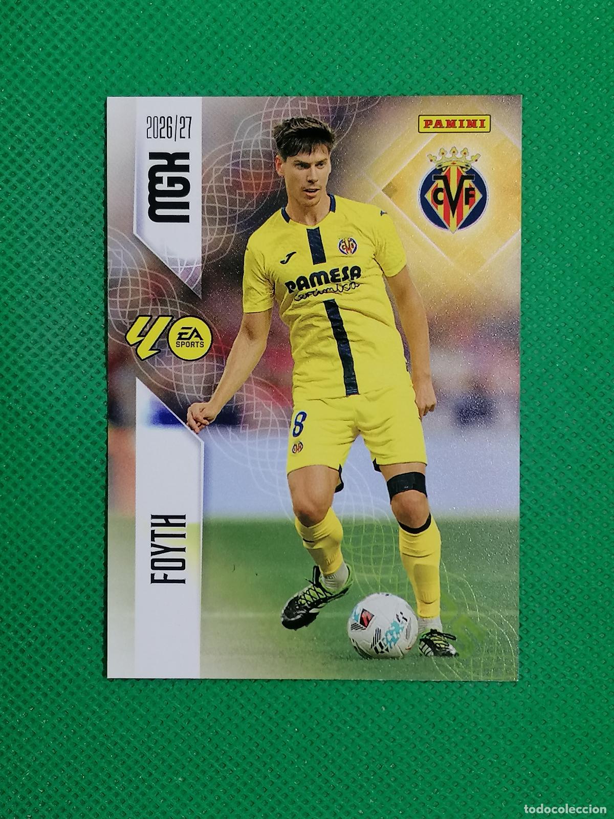 Cromos de f&uacute;tbol: 366 FOYTH VILLARREAL ⚽ MEGACRACKS LIGA 2026 2027 26 27 ⚽