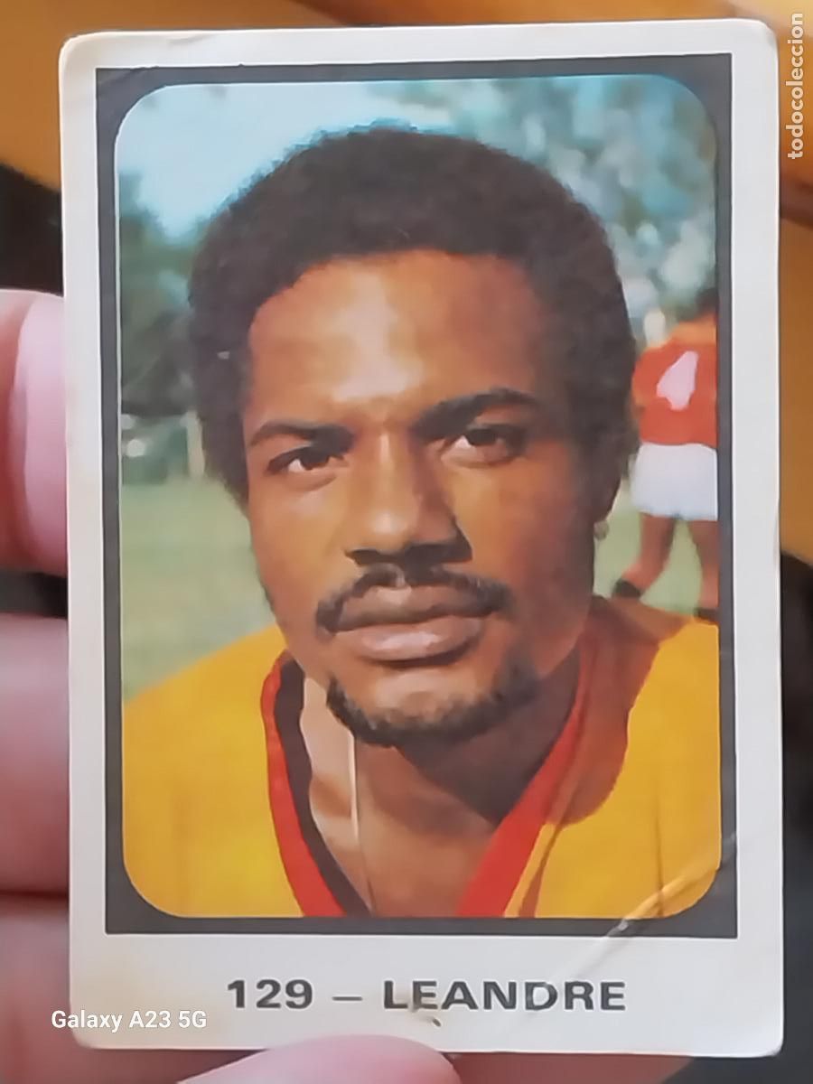 Cromos de f&uacute;tbol: LEANDRE RUIZ ROMERO CROMO HAITI 129 ** CAMPEONATOS MUNDIALES MUNICH 74 NUNCA PEGADO