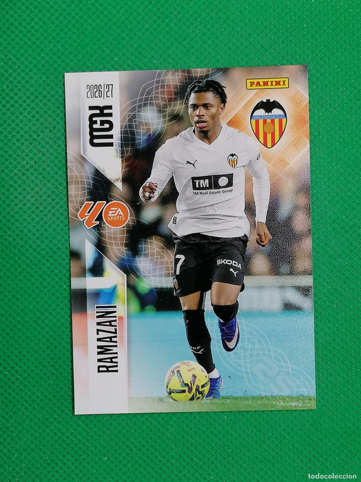 Figurine di Calcio: 357 RAMAZANI VALENCIA ⚽ MEGACRACKS LIGA 2026 2027 26 27 ⚽