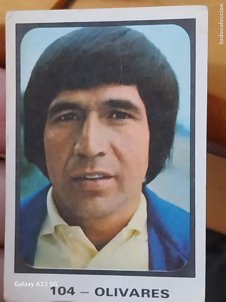 Figurine di Calcio: OLIVARES RUIZ ROMERO CROMO CHILE 104 ** CAMPEONATOS MUNDIALES MUNICH 74 NUNCA PEGADO