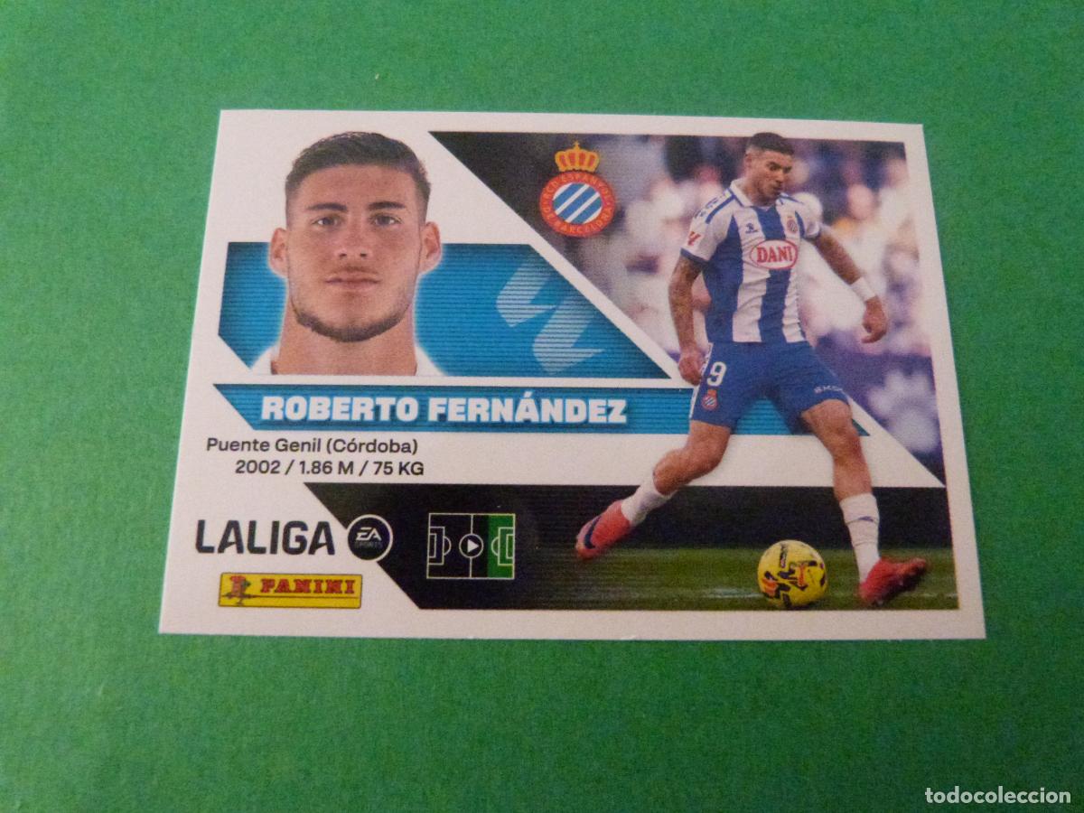 Figurine di Calcio: CROMO FUTBOL ROBERTO R.C.D.ESPA&Ntilde;OL-ESPANYOL SIN PEGAR N&ordm; 20 LIGA ESTE 2026-2027/26-27 PANINI