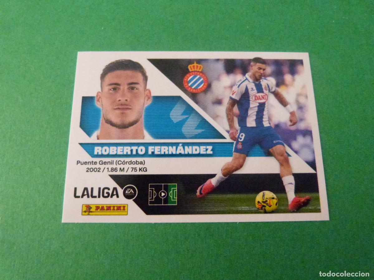 Figurine di Calcio: CROMO FUTBOL ROBERTO R.C.D.ESPA&Ntilde;OL-ESPANYOL SIN PEGAR N&ordm; 20 LIGA ESTE 2026-2027/26-27 PANINI