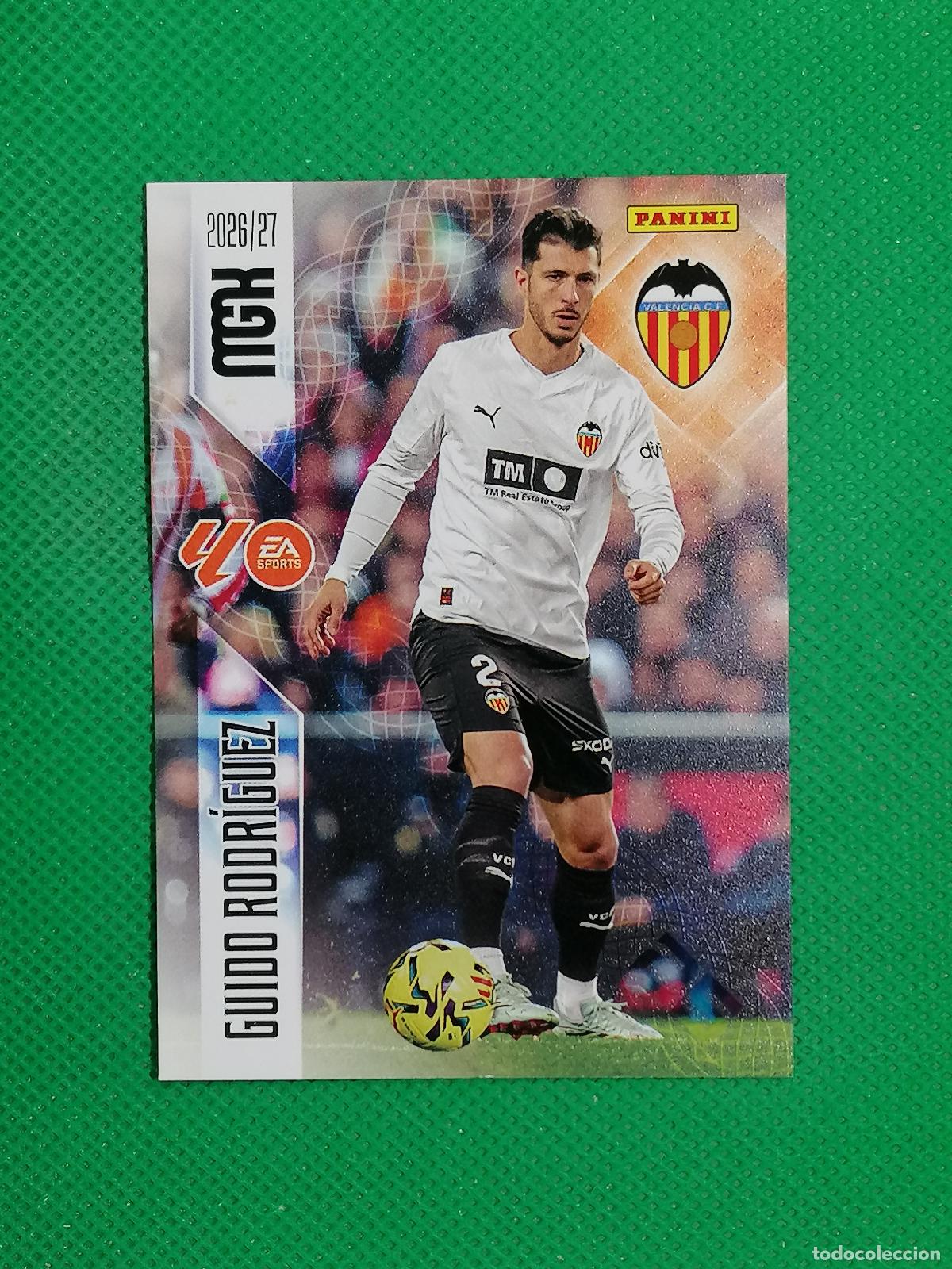 Figurine di Calcio: 353 GUIDO RODRIGUEZ VALENCIA ⚽ MEGACRACKS LIGA 2026 2027 26 27 ⚽