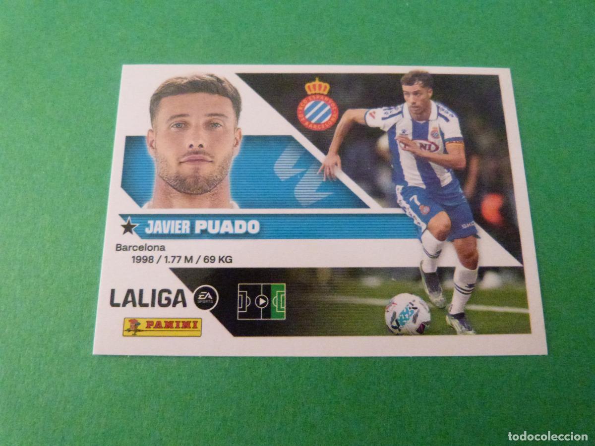 Cromos de f&uacute;tbol: CROMO FUTBOL PUADO R.C.D.ESPA&Ntilde;OL-ESPANYOL SIN PEGAR N&ordm; 18 LIGA ESTE 2026-2027/26-27