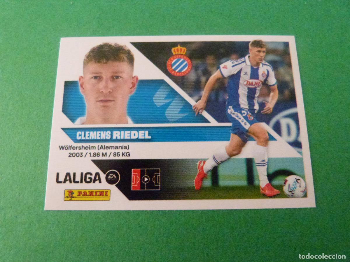 Cromos de f&uacute;tbol: CROMO FUTBOL RIEDEL R.C.D.ESPA&Ntilde;OL-ESPANYOL SIN PEGAR N&ordm; 7 LIGA ESTE 2026-2027/26-27