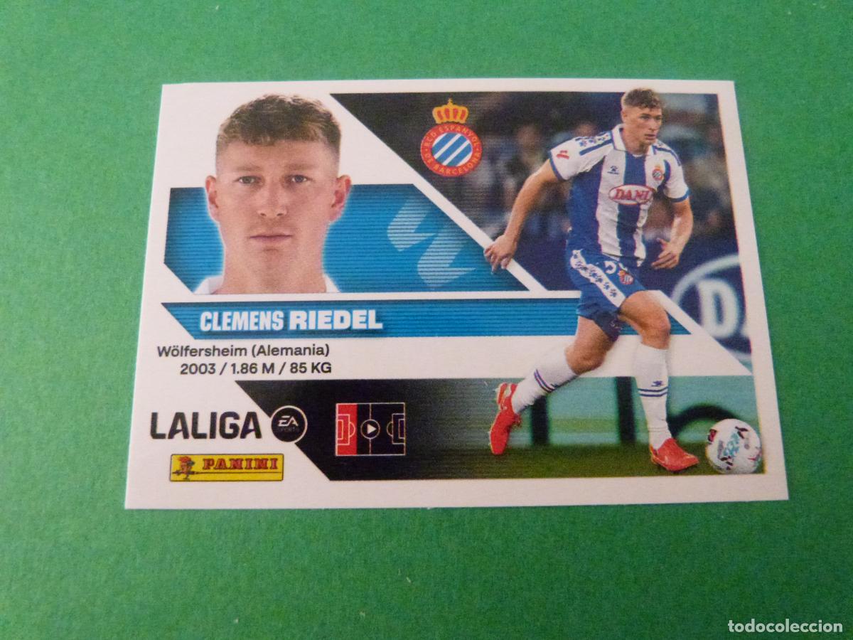 Cartes &agrave; collectionner de Football: CROMO FUTBOL RIEDEL R.C.D.ESPA&Ntilde;OL-ESPANYOL SIN PEGAR N&ordm; 7 LIGA ESTE 2026-2027/26-27