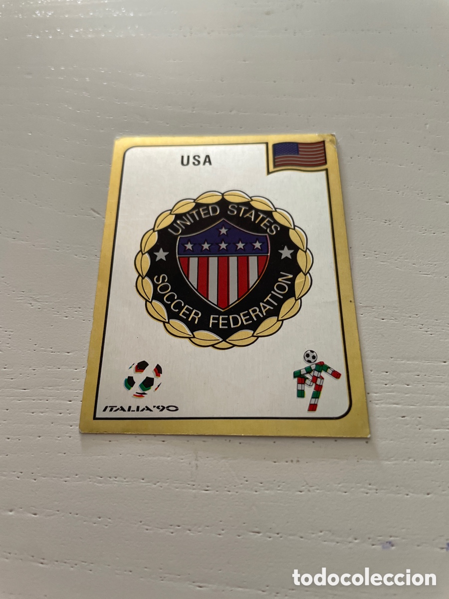 Football Stickers: ITALIA 90 cromo 95 USA sin pegar Panini