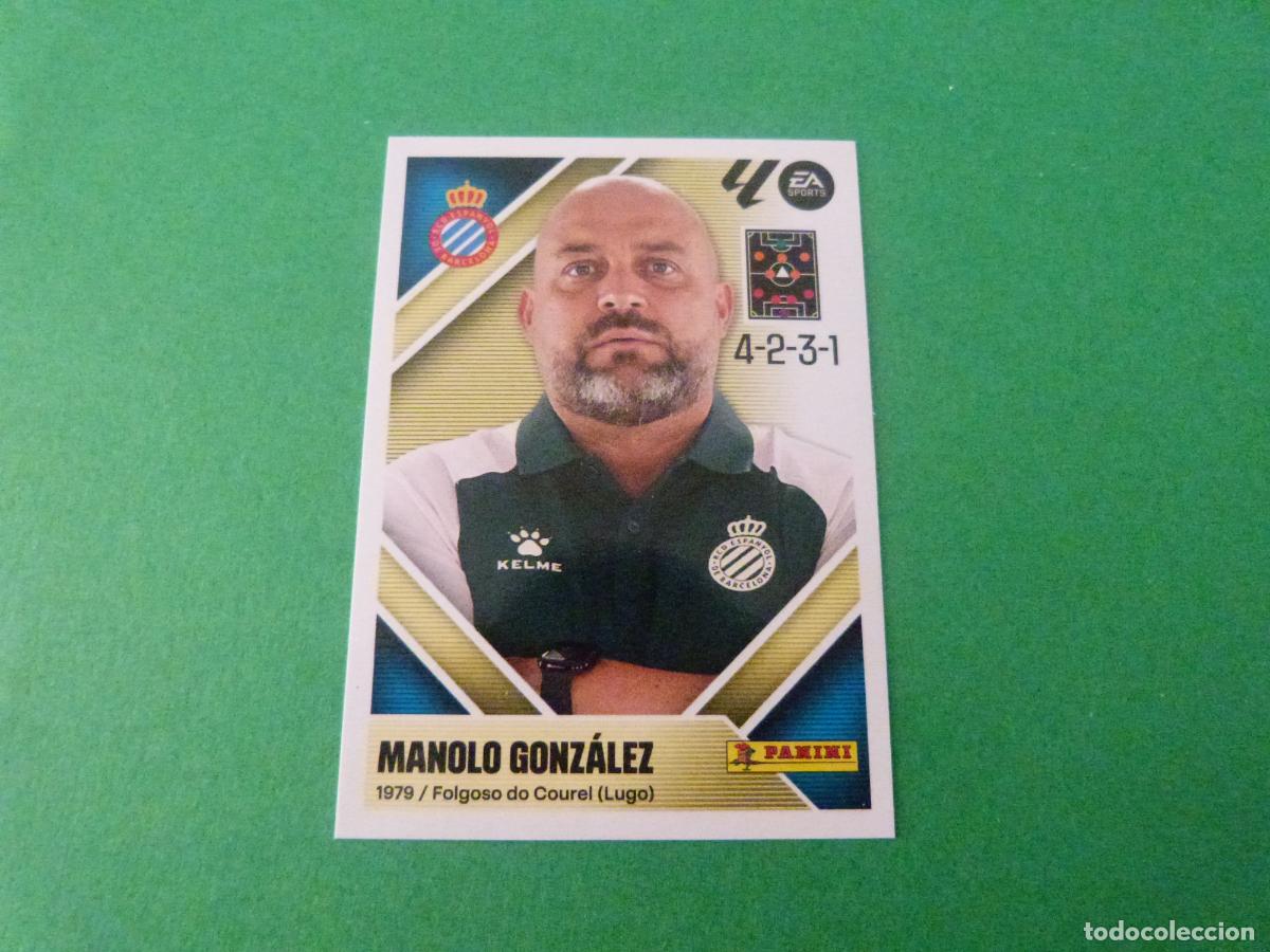 Football Stickers: CROMO FUTBOL MANOLO GONZALEZ R.C.D.ESPA&Ntilde;OL-ESPANYOL SIN PEGAR N&ordm; 2 LIGA ESTE 2026-2027/26-27