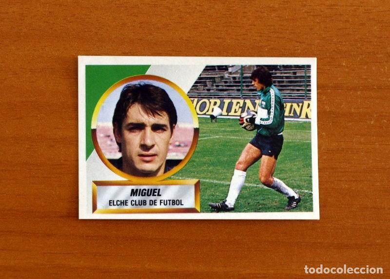 Football Stickers: Elche - Miguel N&ordm; 1 - Ediciones Este Liga 1988-1989, 88-89 - Cromo nunca pegado