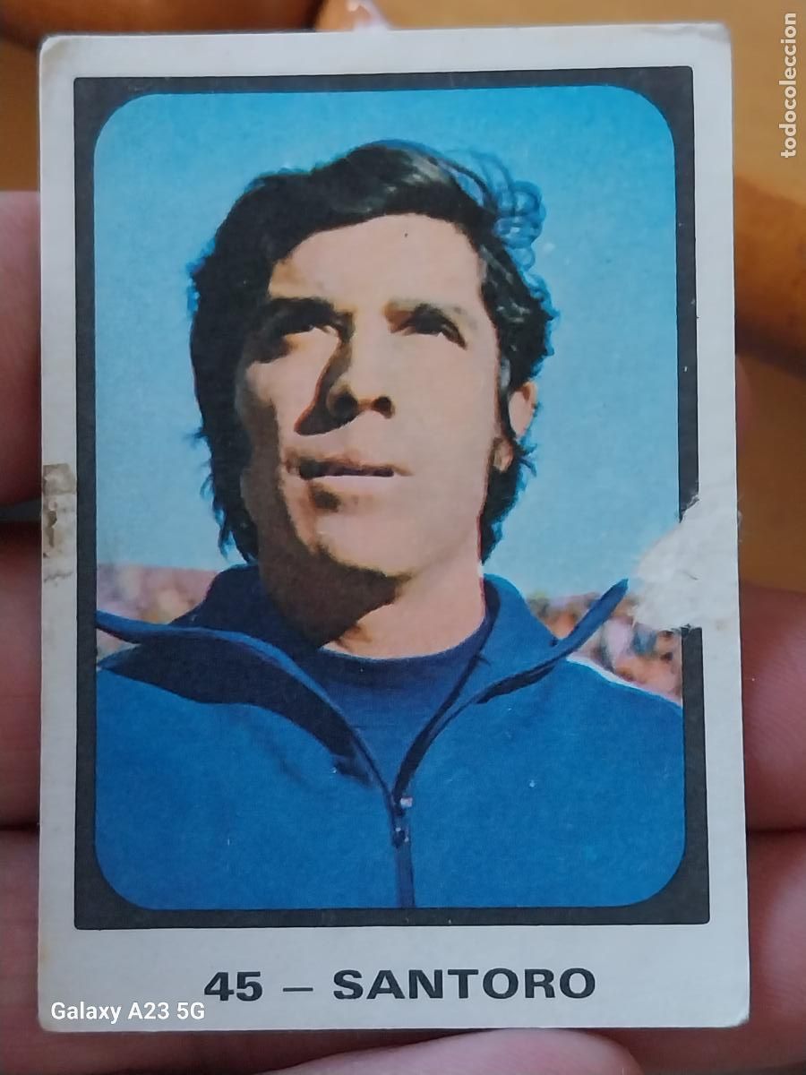 Football Stickers: SANTORO ARGENTINA 45 ** CAMPEONATOS MUNDIALES MUNICH 74 CROMO NUNCA PEGADO RUIZ ROMERO