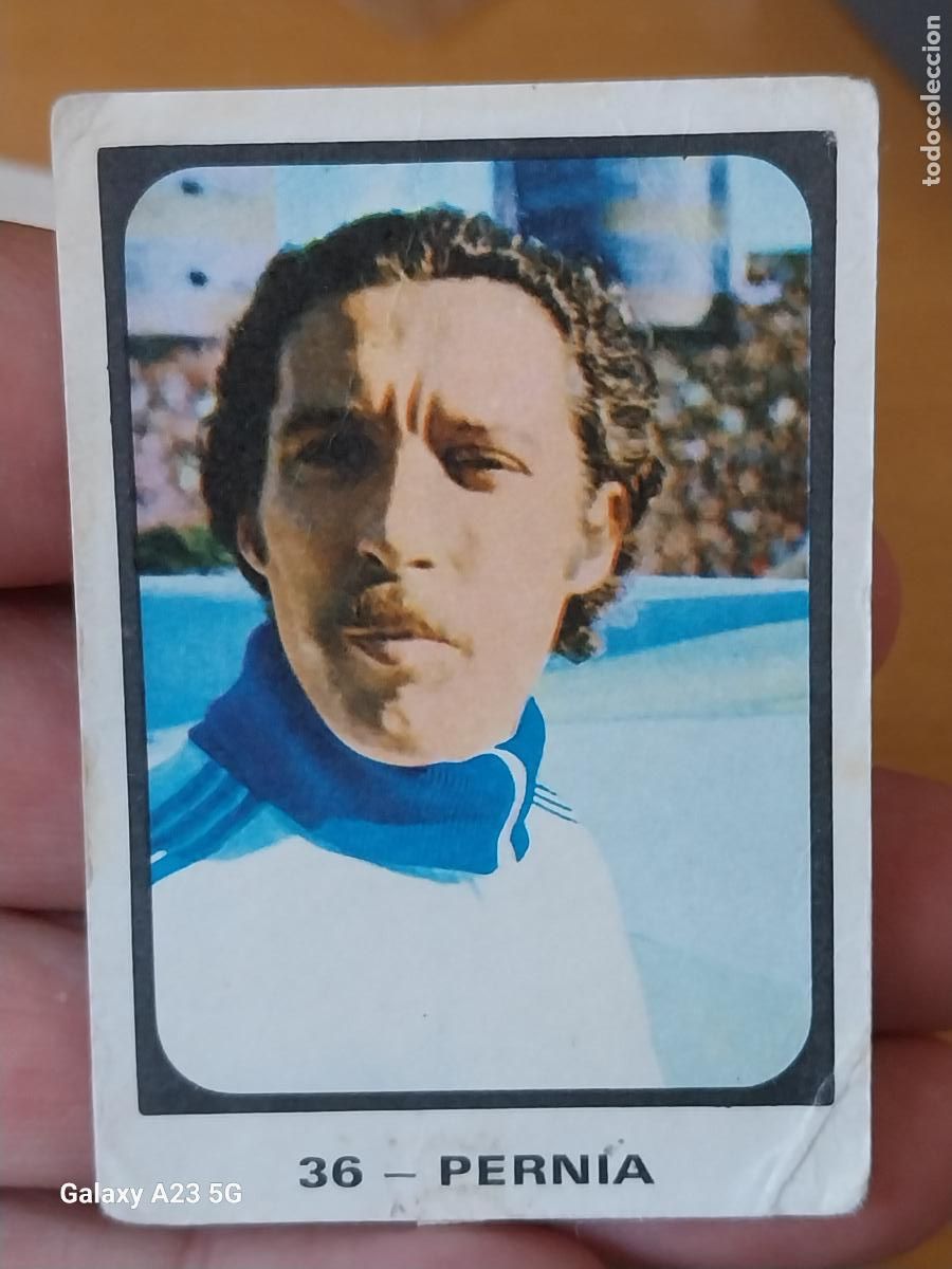 Football Stickers: PERN&Iacute;A ARGENTINA 36 ** CAMPEONATOS MUNDIALES MUNICH 74 CROMO NUNCA PEGADO RUIZ ROMERO