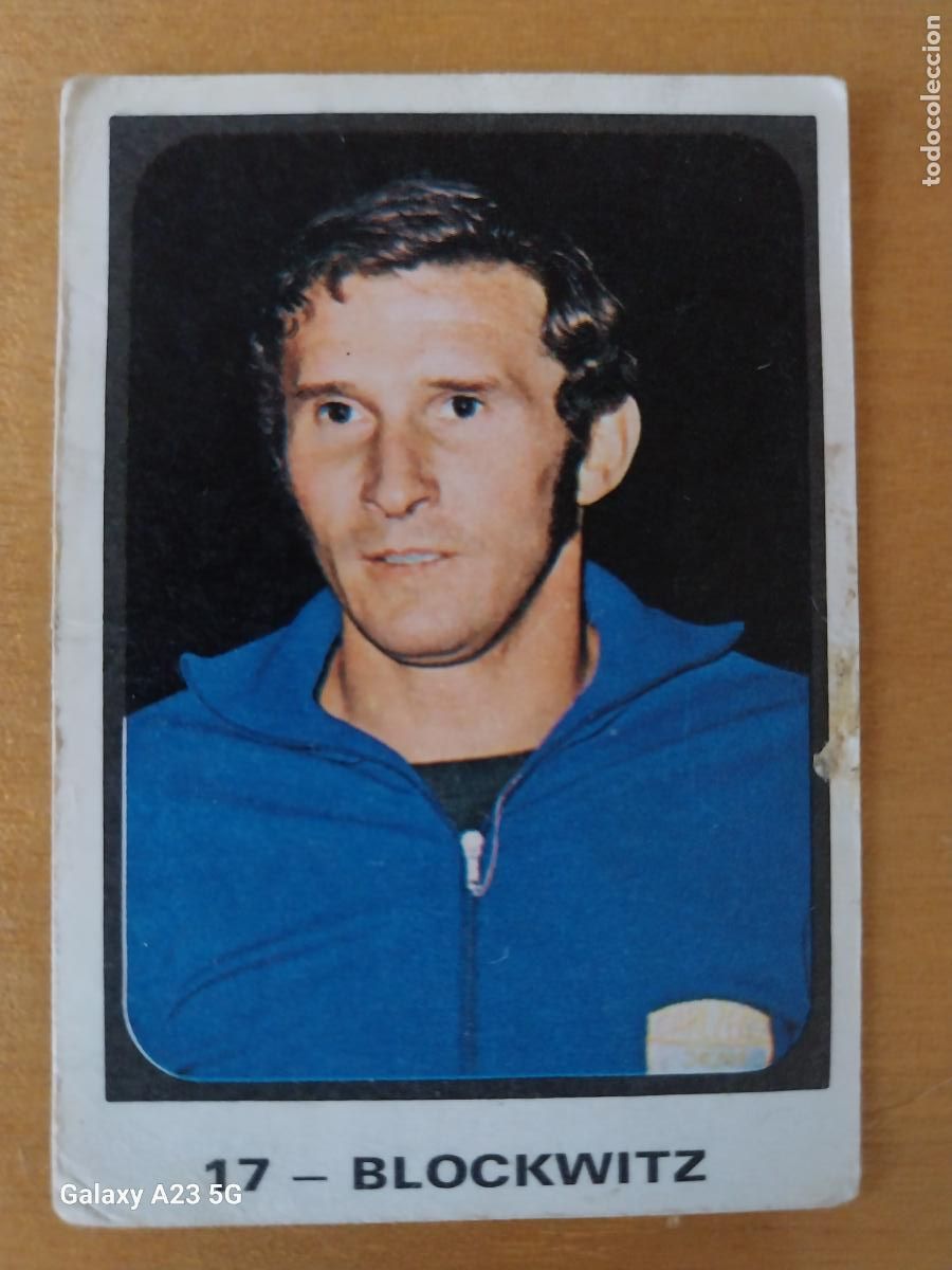 Football Stickers: BLOCKWITZ ALEMANIA 17 ** CAMPEONATOS MUNDIALES MUNICH 74 CROMO NUNCA PEGADO RUIZ ROMERO