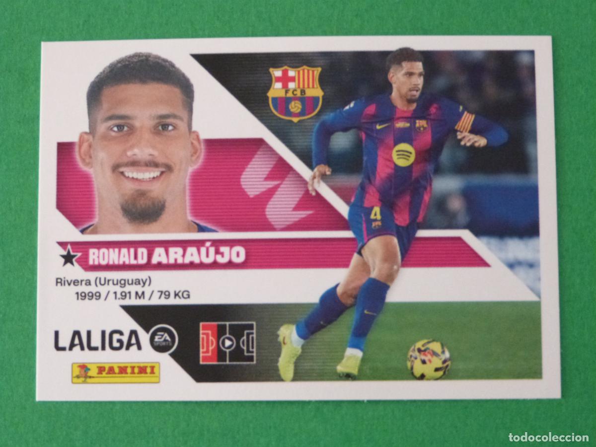 Fu&szlig;ball-Sticker: CROMO FUTBOL ARAUJO F.C. BARCELONA SIN PEGAR N&ordm; 6 A LIGA ESTE 2026-2027/26-27