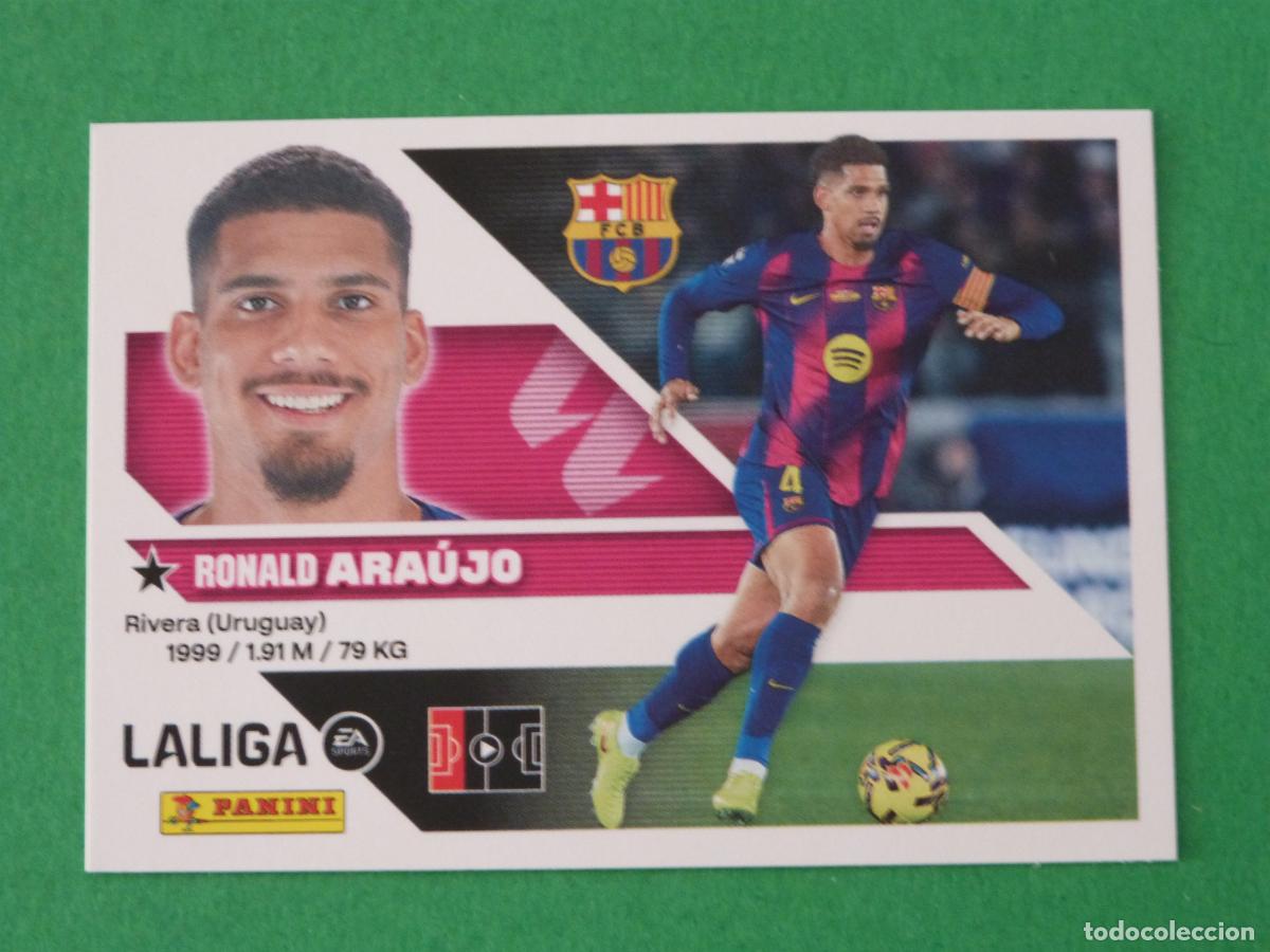 Cromos de Futebol: CROMO FUTBOL ARAUJO F.C. BARCELONA SIN PEGAR N&ordm; 6 A LIGA ESTE 2026-2027/26-27