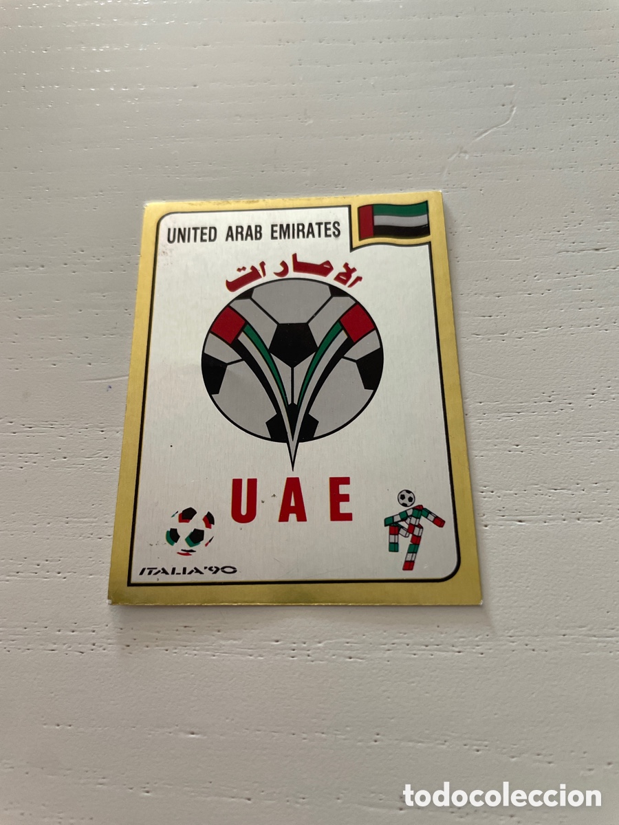 Cromos de Futebol: ITALIA 90 cromo 305 UNITED ARAB EMIRATES UAE sin pegar Panini