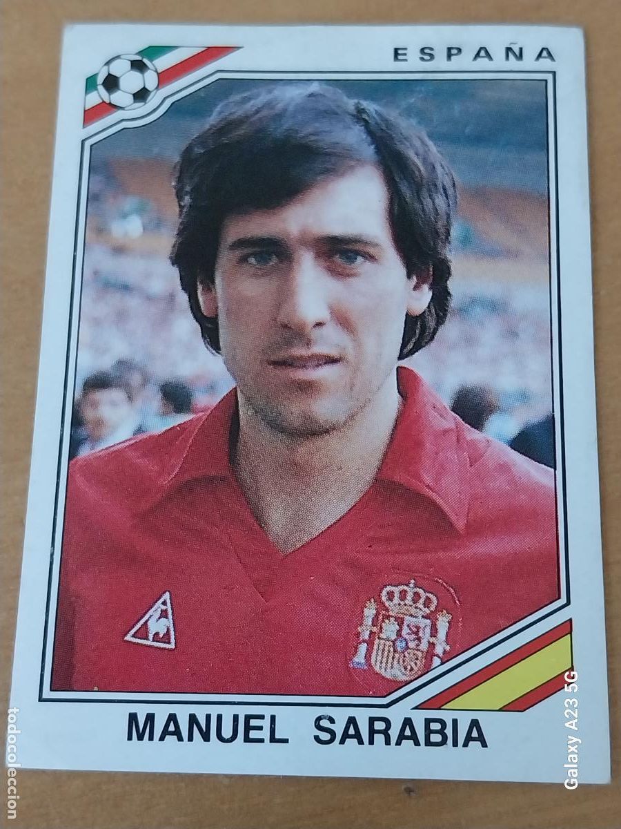 Cromos de Futebol: MEXICO 86 PANINI CROMO 271 ESPA&Ntilde;A SARABIA SIN PEGAR NUNCA ORIGINAL