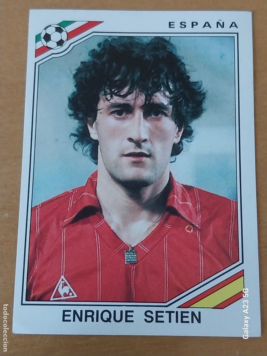 Cromos de Futebol: MEXICO 86 PANINI CROMO 269 ESPA&Ntilde;A SETIEN SIN PEGAR NUNCA ORIGINAL