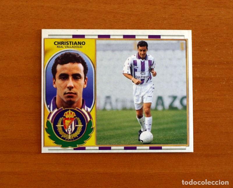 Cromos de Futebol: Valladolid - Christiano - Coloca - Ediciones Este Liga 1996-1997, 96-97 - Nunca pegado