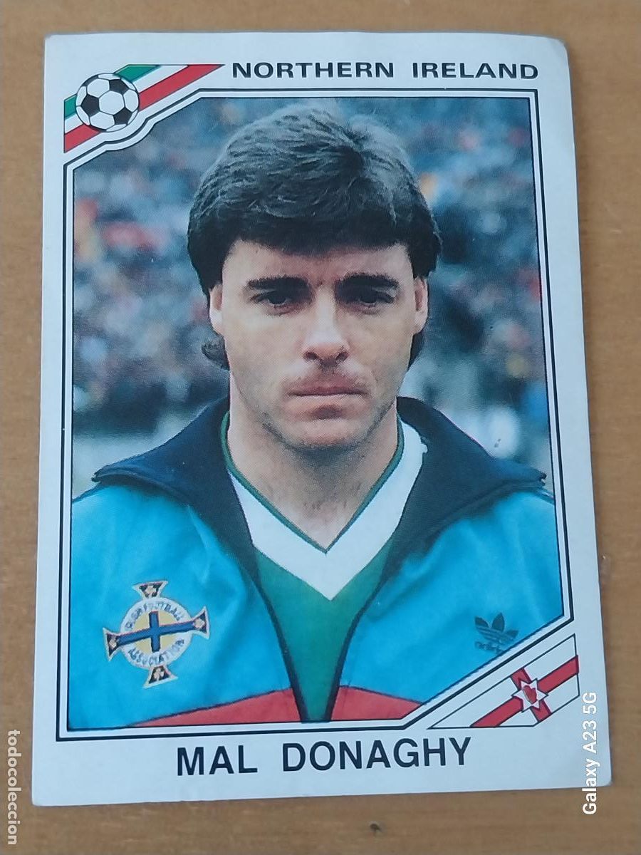 Cromos de Futebol: MEXICO 86 PANINI CROMO 281 DONAGHY IRLANDA NORTE SIN PEGAR NUNCA ORIGINAL