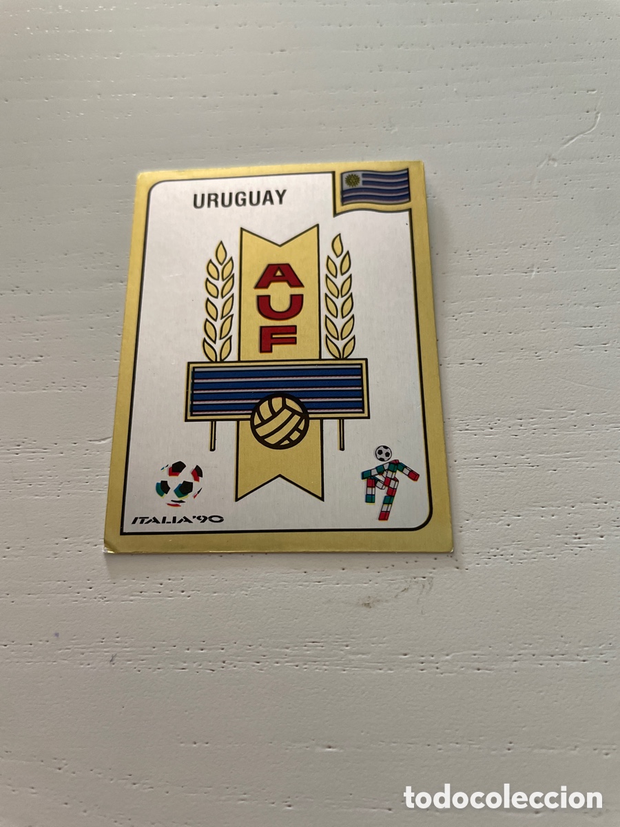 Cromos de f&uacute;tbol: ITALIA 90 cromo 363 URUGUAY sin pegar Panini